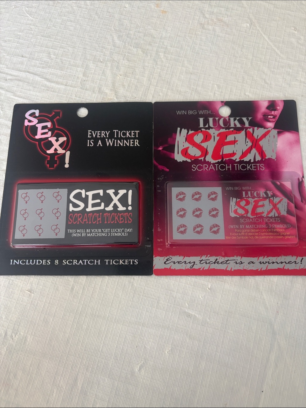 Kheper Games Adult Couples Scratch Tickets – 2-Pack Bundle